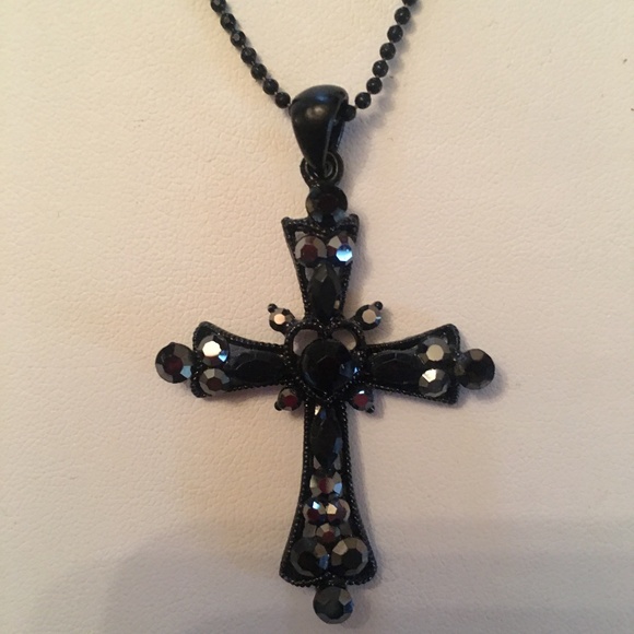 Jewelry Crystal Cross Pendant Necklace Poshmark